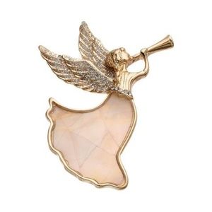 Dana Buchman gold tone angel pin